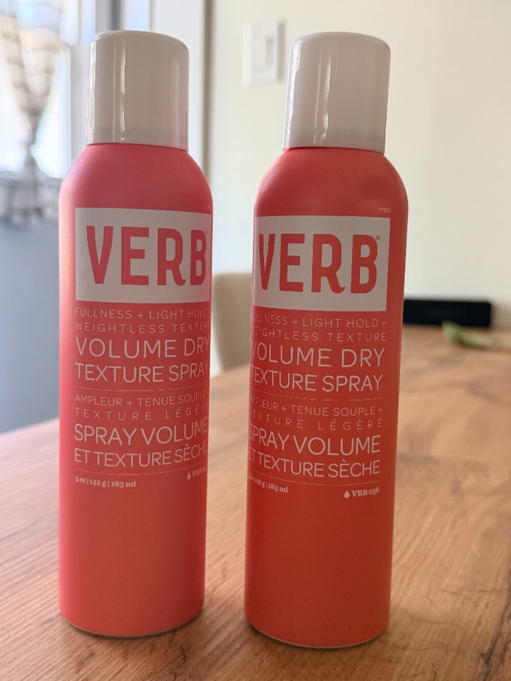 NEW Verb Volume Dry Texture Spray Duo 5 oz x2 | Full Size Hair Styling Bundle